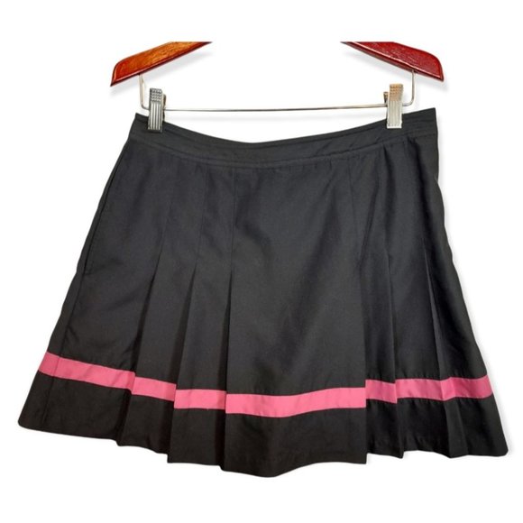 IZOD Cool FX Pleated Skort 2 | Black Pink Goth Baddie Golf Vibes - Picture 1 of 11